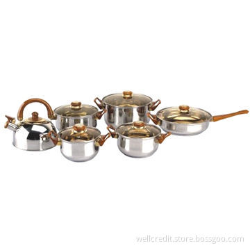 Hot Sell 11pcs Stainless Cookware Set with Competitive Price and Good Quality